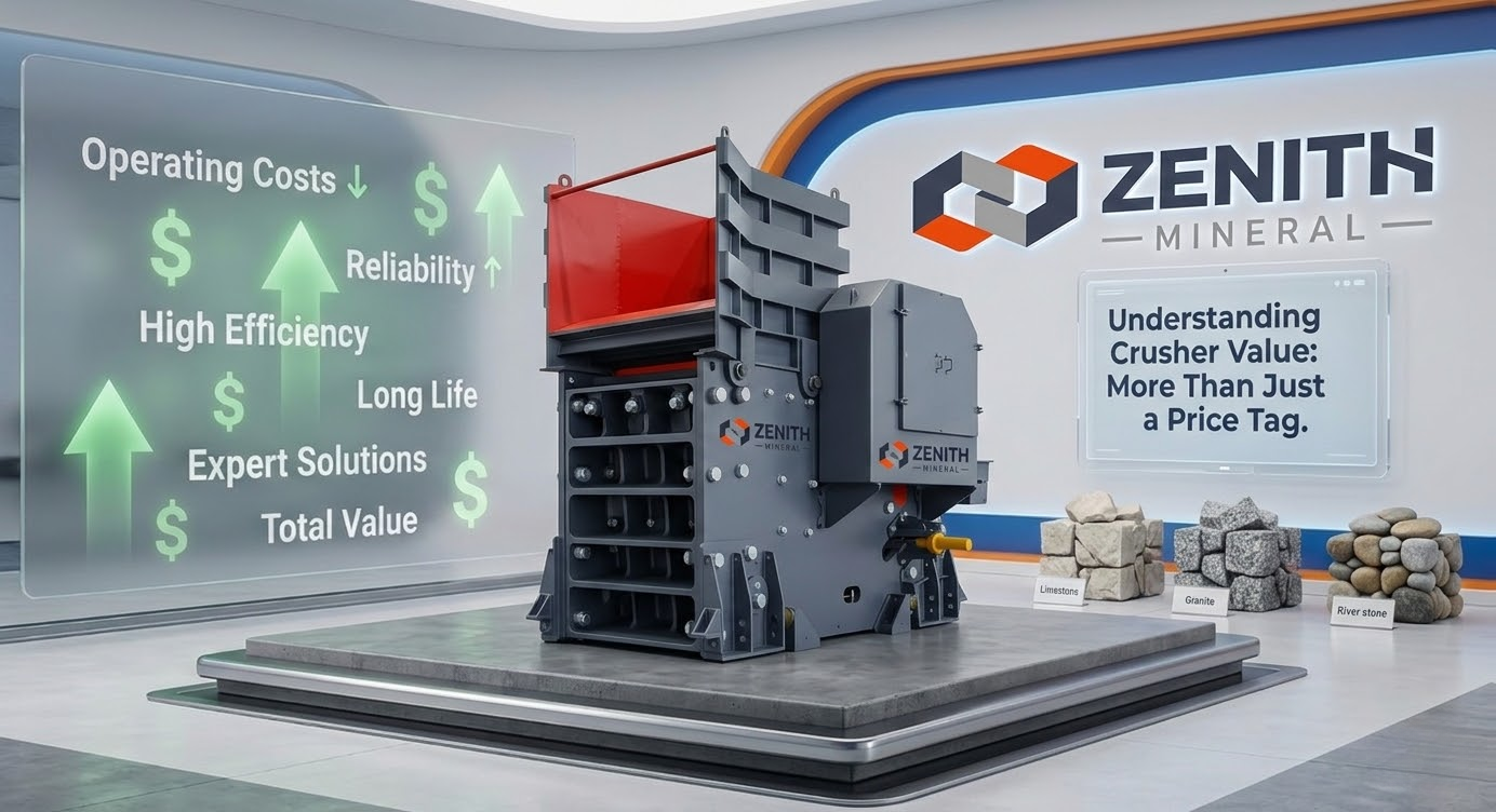 How much does a Zenith rock crusher cost?